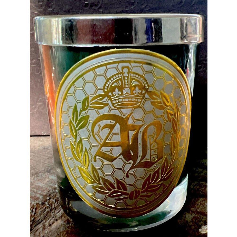 Vtg Archipelago Glass Jar Rare Logo Bottle  Candle | Ornate Beautiful Rare